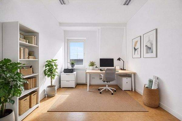 Homeoffice 2. OG visualisiert