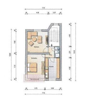 Durchdachter Grundriss