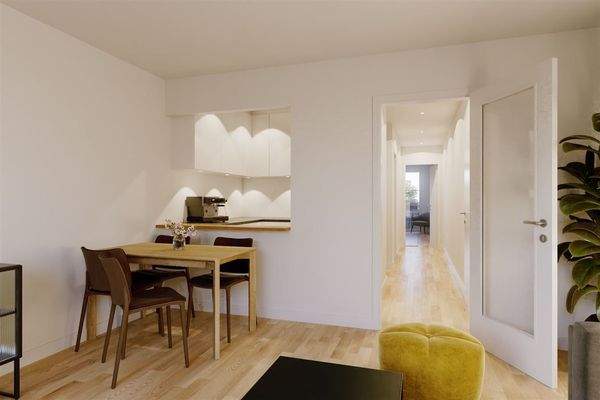 Essbereich und Flur mögliche Einrichtung