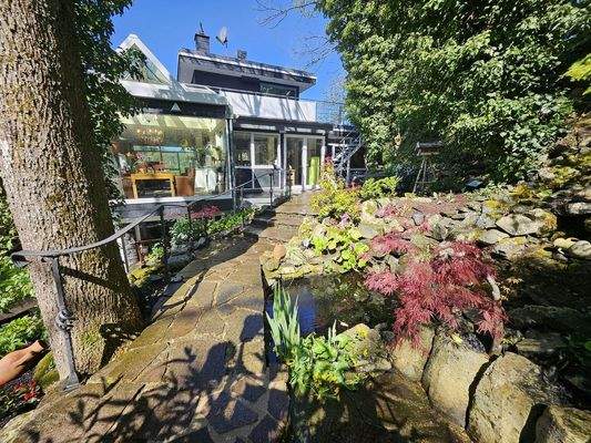 akt. Frühlingsbild v.Teich aus