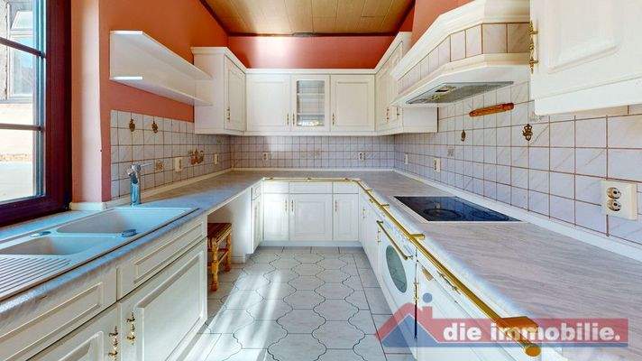 Küche mit funktionaler Aufteilung