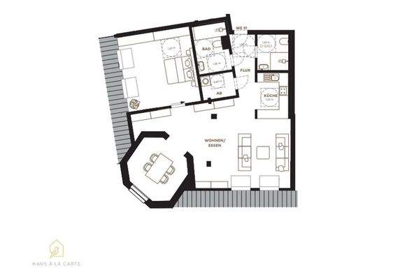 Grundriss - Wohnung 31
