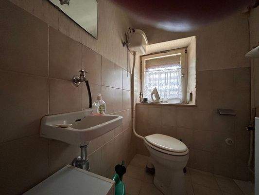 Gäste WC im Erdgeschoss