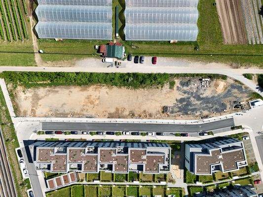 Vogelperspektive Grundstücke