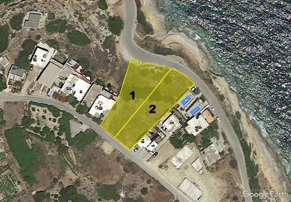 Kreta, Mochlos: Baugrundstück direkt am Meer zu verkaufen