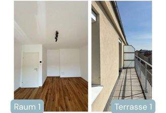 Raum 1 mit Terasse 1