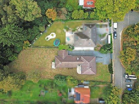 Luftbild mit Dachaufsicht