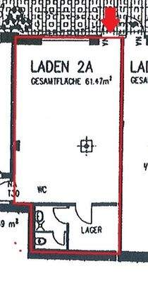 Grundriss Laden 2A