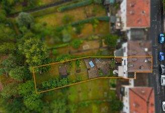 Luftaufnahme Draufsicht Markierung