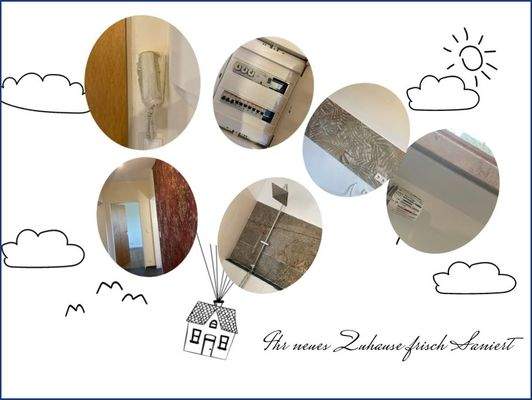 Collage frisch saniert 