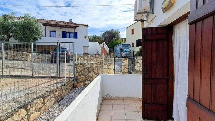 Kreta, Vamos: Einstöckige Villa mit zwei Schlafzimmern, Gemeinschaftspool und privatem Garten