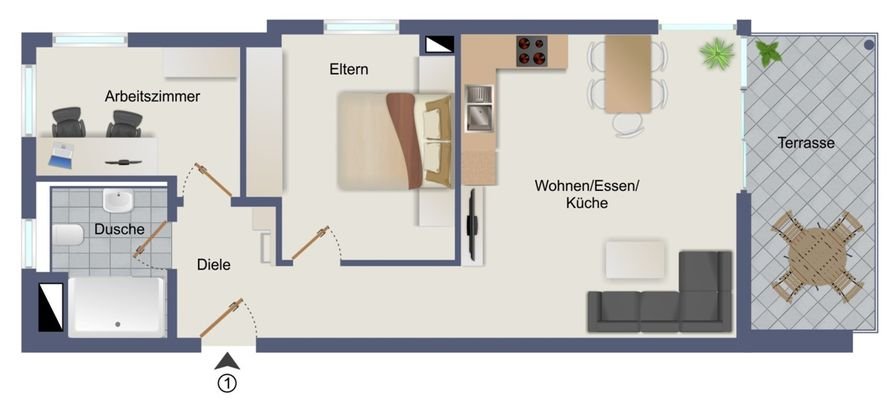 Wohnung Nr. 1