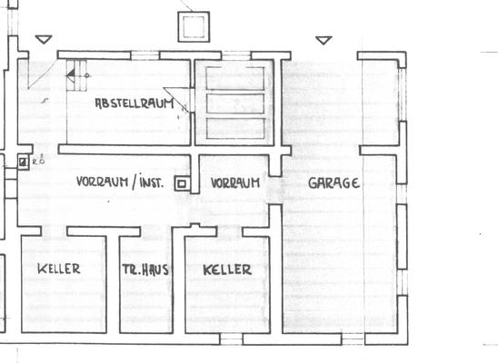 Grundriss UG mit Garage
