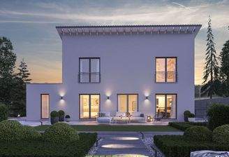 Dieses massa haus Fertighaus Einfamilienhaus im Lifestyle-Design besticht durch seine markante Pultd