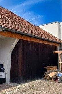 Zufahrt für übergroße Garage / z.B. für Wohnmobil