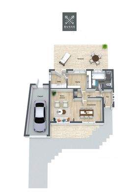 3D-Grundriss-Erdgeschoss