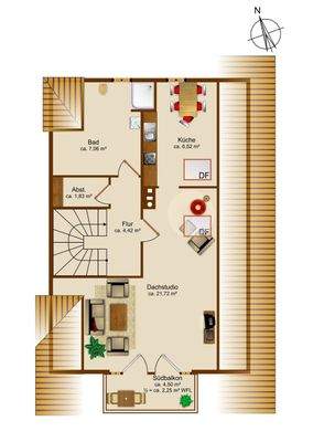 Grundriss Dachgeschoss