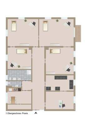 Stadtvilla 1. Obergeschoss