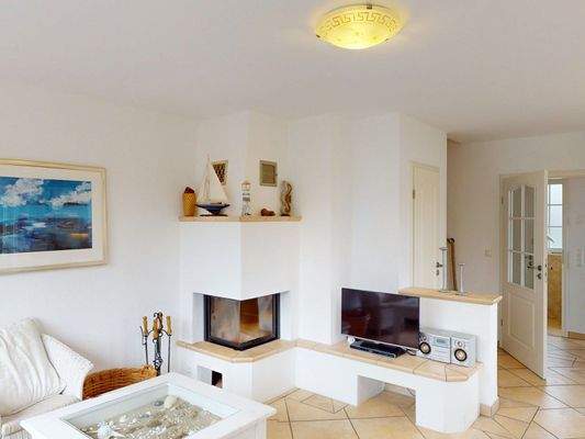 Wohlfühlkamin im Erdgeschoss