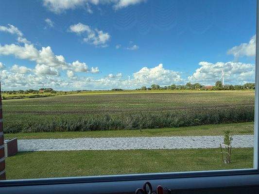 Blick aus Zimmer 2 Haus B