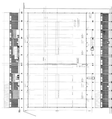 Grundriss Hallenfläche