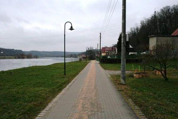 Blick Richtung Elbklause