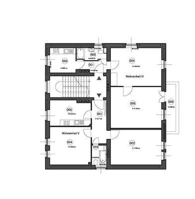 Grundrissskizze 1. Obergeschoss