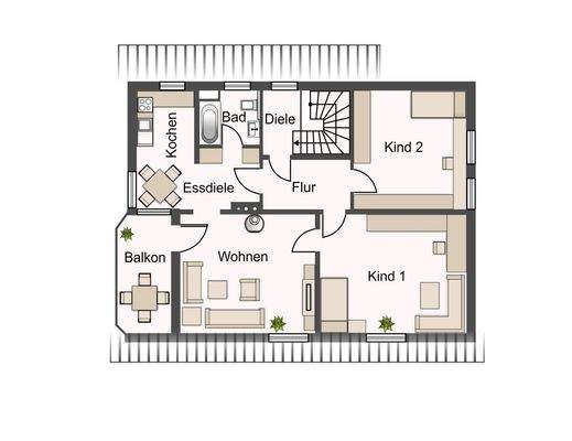 Grundriss Dachgeschoss