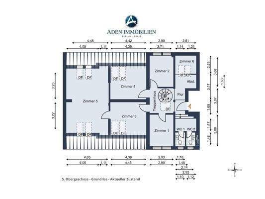 Grundriss 5 OG Aktuell