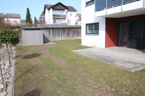 Blick auf die Terrasse