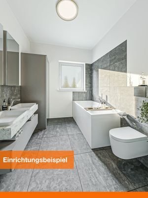 Badezimmer Einrichtungsbeispiel