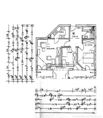 Plan: Grundriss Wohnung