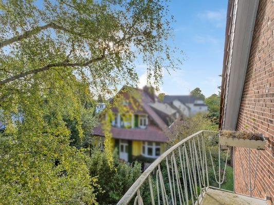 Balkon und Aussicht