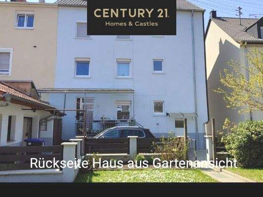 Rueckseite des Hauses
