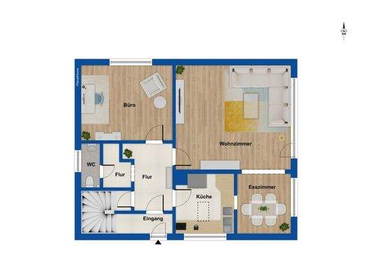 Grundriss - Erdgeschoss