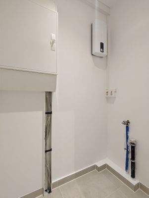 Technikraum mit WaMa-Anschluss