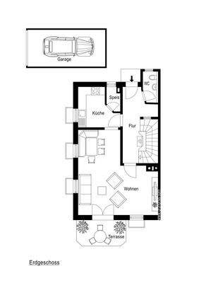 Grundriss Erdgeschoß