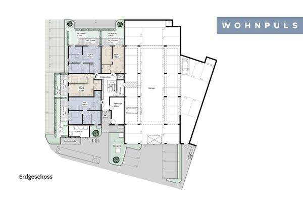 Übersichtspläne Oberperfuss Huebe - EG