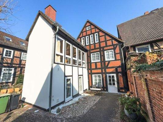 Der Hinterhof der gesamten Immobilie