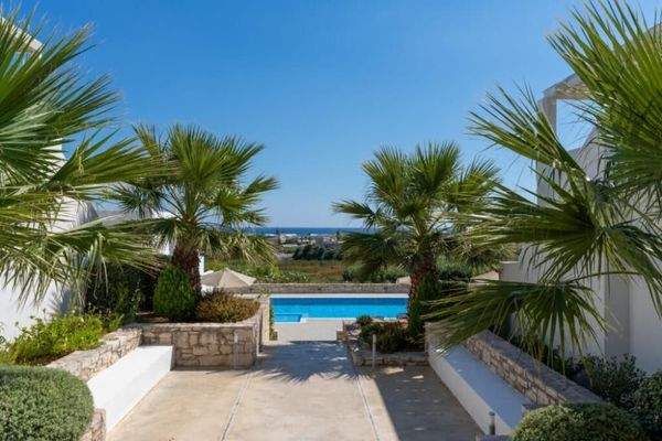 Kreta, Asprouliani: Schönes Haus in toller Anlage mit Meerblick zu verkaufen