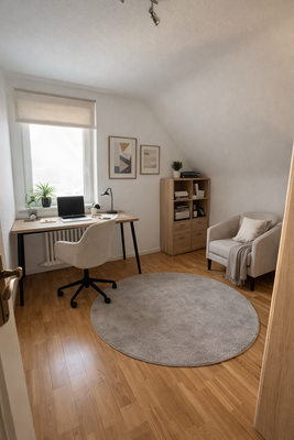 Kinder-/Arbeitszimmer - Einrichtungsbeispiel (KI-generiert)