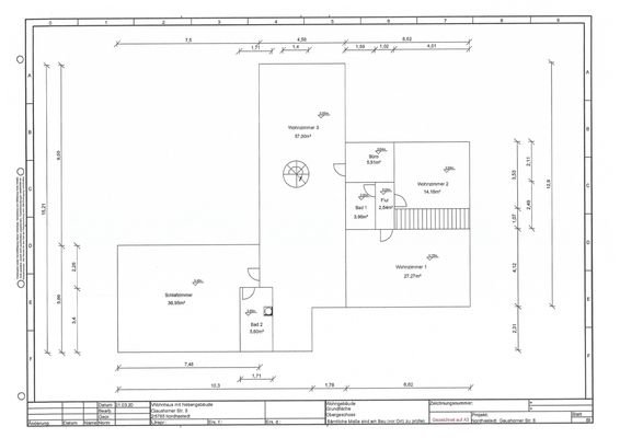 Grundriss EFH DG