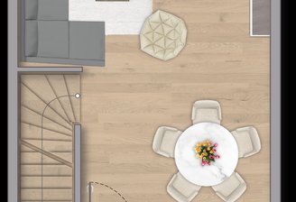 Grundriss EG Reihenmittelhaus