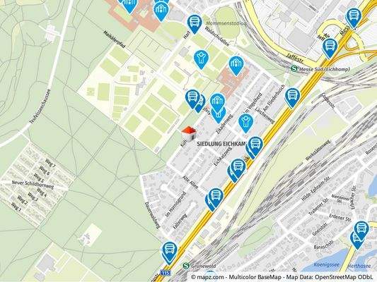 Geolyzer Kartenausschnitt