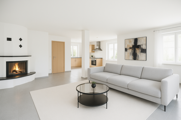 Wohnen - Wohnbeispiel KI-generiert