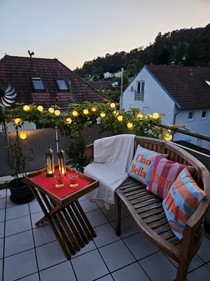 Balkon Abendstimmung