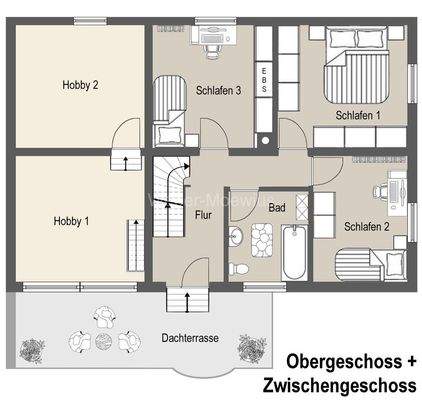 3410 Grundriss Obergeschoss