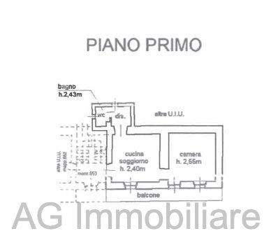 Grundriss des ersten Stockwerks