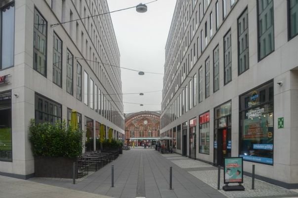 Blick auf den Bremer Hauptbahnhof