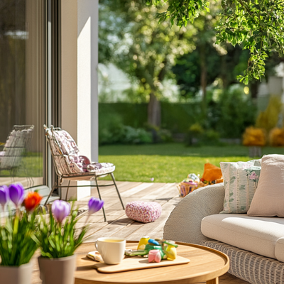 Auszeit auf der Terrasse 